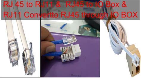 rj45 to rj11 converter wiring 